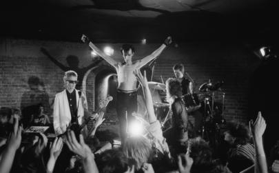 Bauhaus Ziggy Stardust video shoot 1982